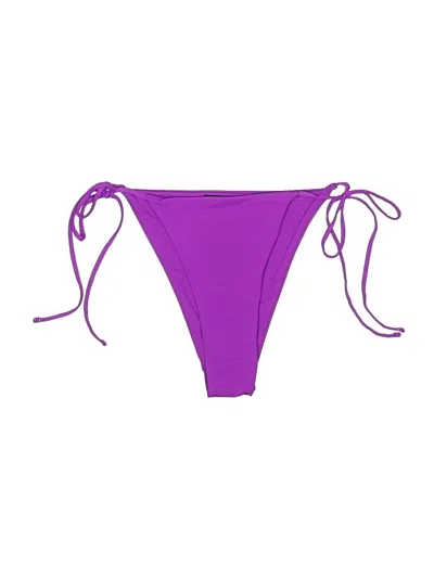 Pre-owned Zara Swimsuit Bottoms In Purple