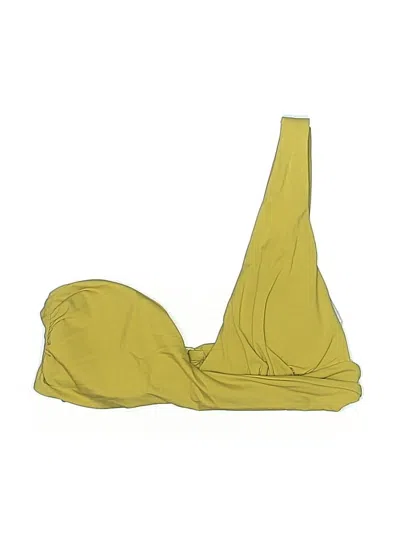 Pre-owned Zara Swimsuit Bottoms In Yellow