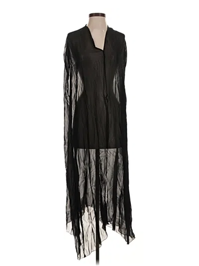 Pre-owned Zara Swimsuit Cover Up In Black