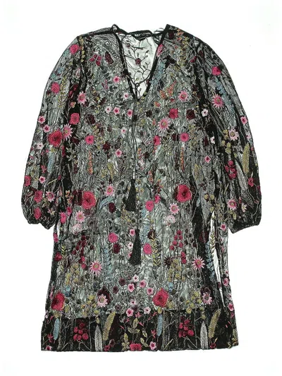 Pre-owned Zara Swimsuit Cover Up In Gray