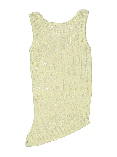 Pre-owned Zara Swimsuit Cover Up In Yellow
