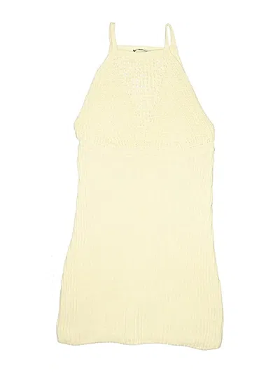 Pre-owned Zara Swimsuit Cover Up In Yellow