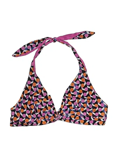 Pre-owned Zara Swimsuit Top Pink Print Pattern Swimwear