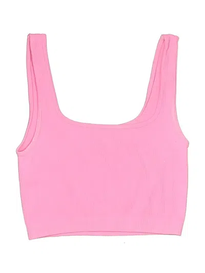 Pre-owned Zara Swimsuit Top Pink Swimwear