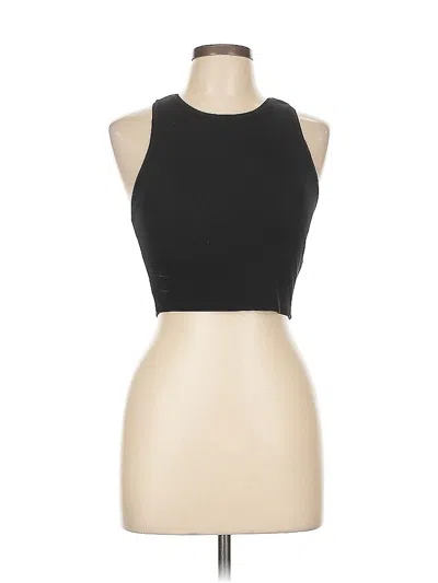 Pre-owned Zara Tank Top Black Halter Neckline Tops