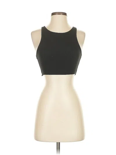 Pre-owned Zara Tank Top Black Halter Neckline Tops