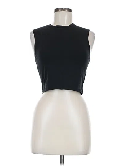 Pre-owned Zara Tank Top Black Halter Neckline Tops