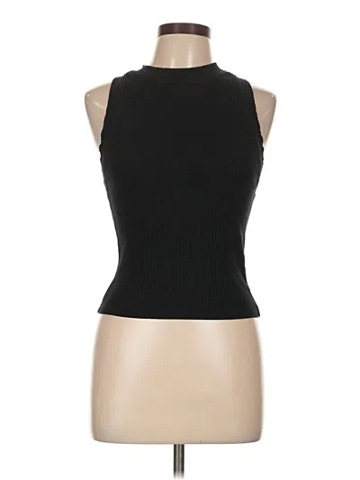 Pre-owned Zara Tank Top Black Halter Neckline Tops
