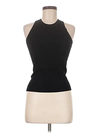 Pre-owned Zara Tank Top Black Halter Neckline Tops