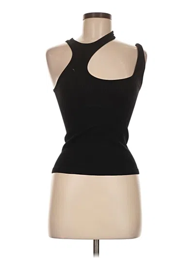Pre-owned Zara Tank Top Black Halter Neckline Tops