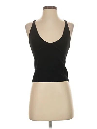 Pre-owned Zara Tank Top Black Halter Neckline Tops