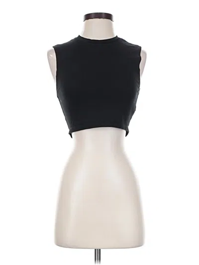 Pre-owned Zara Tank Top Black Halter Neckline Tops