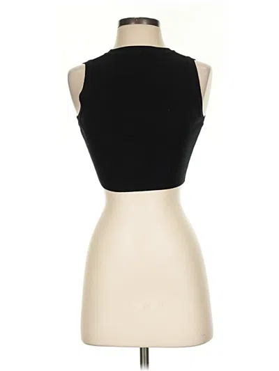 Pre-owned Zara Tank Top Black Halter Neckline Tops