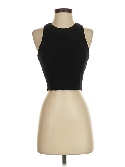 Pre-owned Zara Tank Top Black Halter Neckline Tops