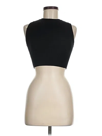 Pre-owned Zara Tank Top Black Halter Neckline Tops