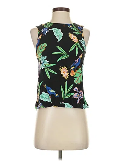 Pre-owned Zara Tank Top Black Halter Neckline Tops