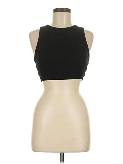 Pre-owned Zara Tank Top Black Halter Neckline Tops