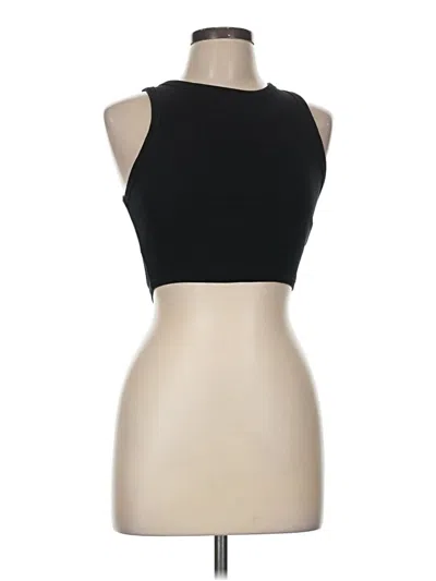 Pre-owned Zara Tank Top Black Halter Neckline Tops