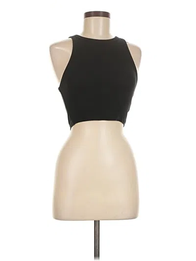 Pre-owned Zara Tank Top Black Halter Neckline Tops
