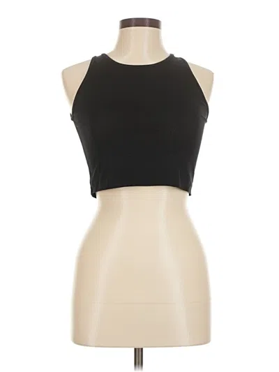Pre-owned Zara Tank Top Black Halter Neckline Tops