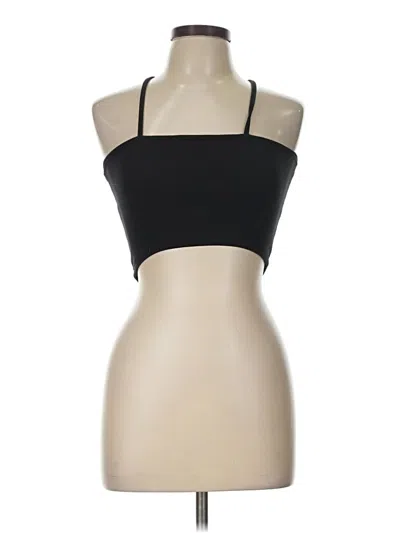 Pre-owned Zara Tank Top Black Halter Neckline Tops