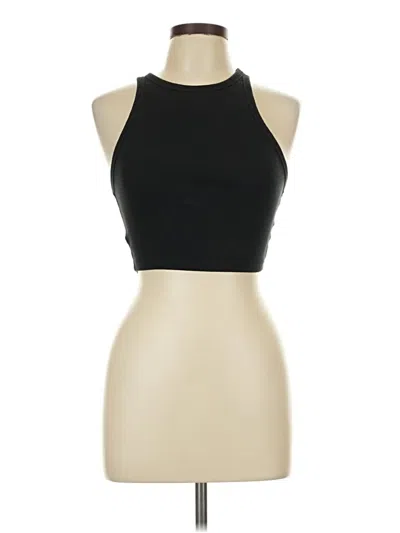 Pre-owned Zara Tank Top Black Halter Neckline Tops