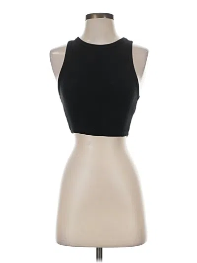 Pre-owned Zara Tank Top Black Halter Neckline Tops