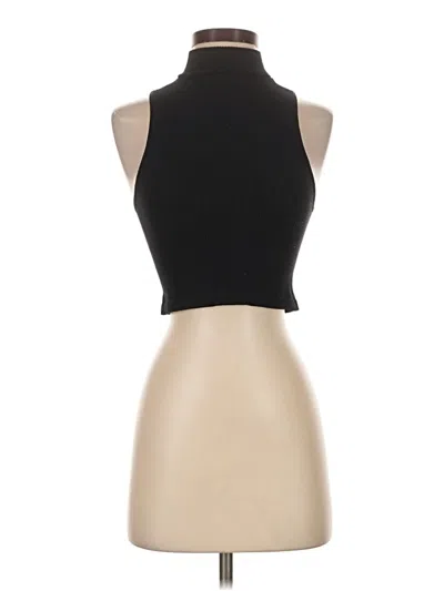 Pre-owned Zara Tank Top Black Halter Neckline Tops
