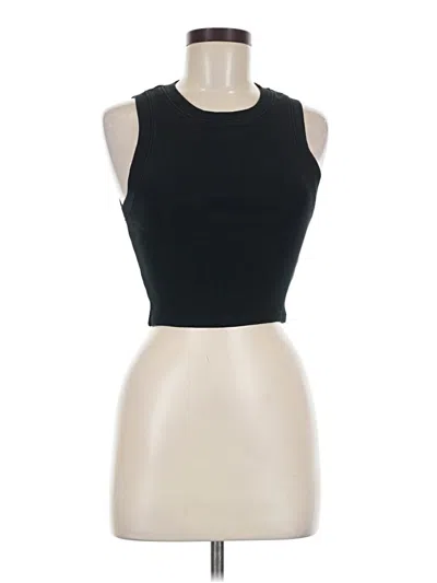Pre-owned Zara Tank Top Black Halter Neckline Tops