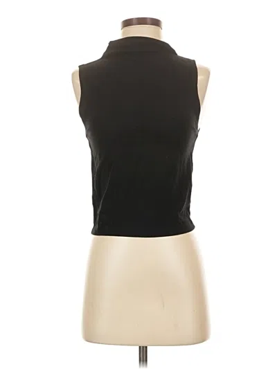 Pre-owned Zara Tank Top Black Halter Neckline Tops