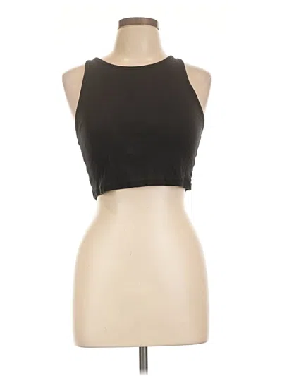 Pre-owned Zara Tank Top Black Halter Neckline Tops