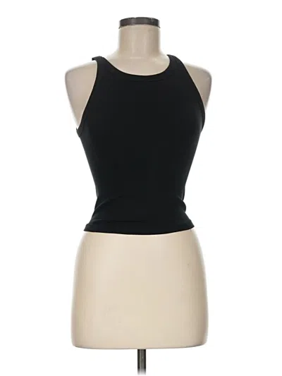 Pre-owned Zara Tank Top Black Halter Neckline Tops