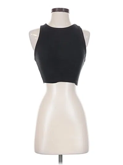 Pre-owned Zara Tank Top Black Halter Neckline Tops