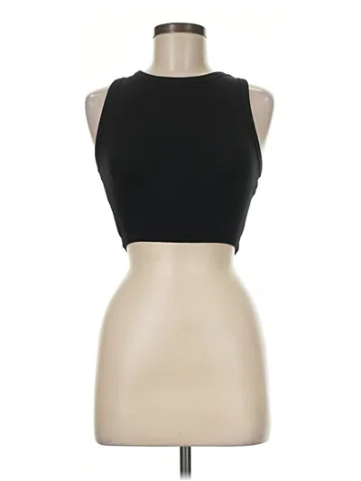 Pre-owned Zara Tank Top Black Halter Neckline Tops