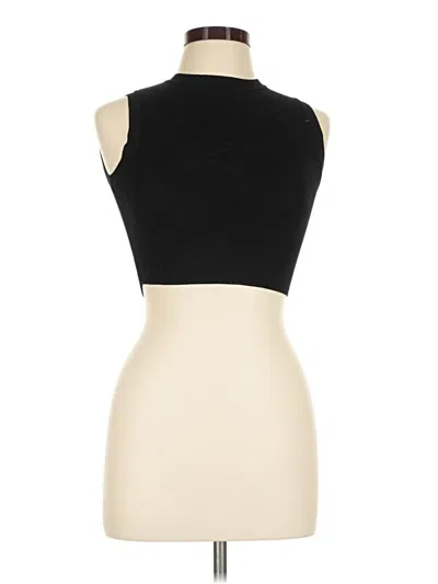Pre-owned Zara Tank Top Black Halter Neckline Tops