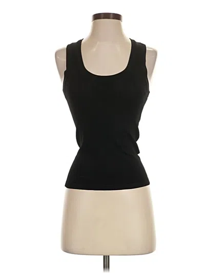 Zara Tank Top Black Halter Neckline Tops