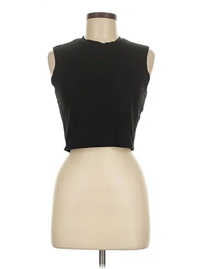 Pre-owned Zara Tank Top Black High Neck Tops