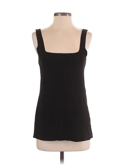 Pre-owned Zara Tank Top Black Strapless Neckline Tops