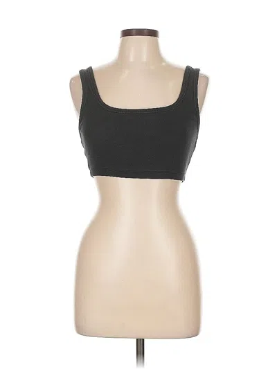 Pre-owned Zara Tank Top Black Strapless Neckline Tops