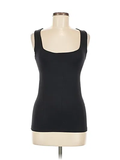 Pre-owned Zara Tank Top Black Strapless Neckline Tops