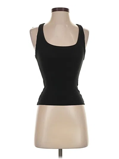 Pre-owned Zara Tank Top Black Strapless Neckline Tops