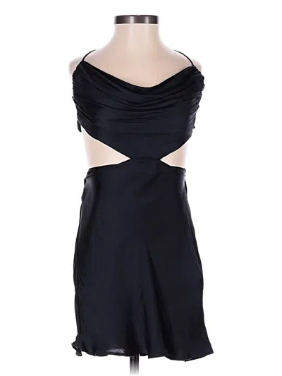 Pre-owned Zara Tank Top Black Strapless Neckline Tops