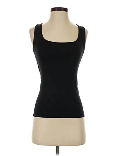 Pre-owned Zara Tank Top Black Strapless Neckline Tops