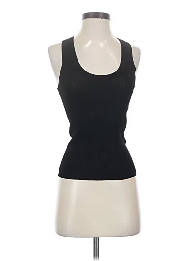 Pre-owned Zara Tank Top Black Strapless Neckline Tops
