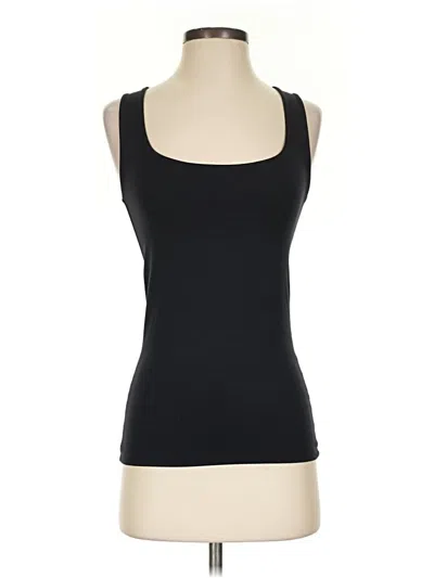 Pre-owned Zara Tank Top Black Strapless Neckline Tops