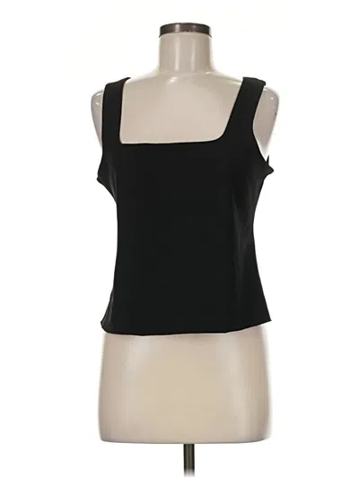 Pre-owned Zara Tank Top Black Strapless Neckline Tops