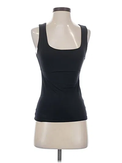 Pre-owned Zara Tank Top Black Strapless Neckline Tops