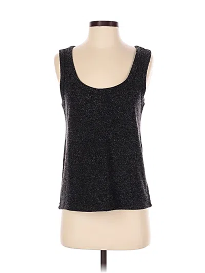 Pre-owned Zara Tank Top Black Strapless Neckline Tops