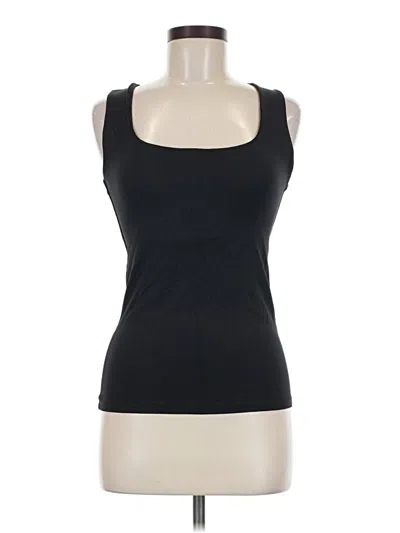 Pre-owned Zara Tank Top Black Strapless Neckline Tops