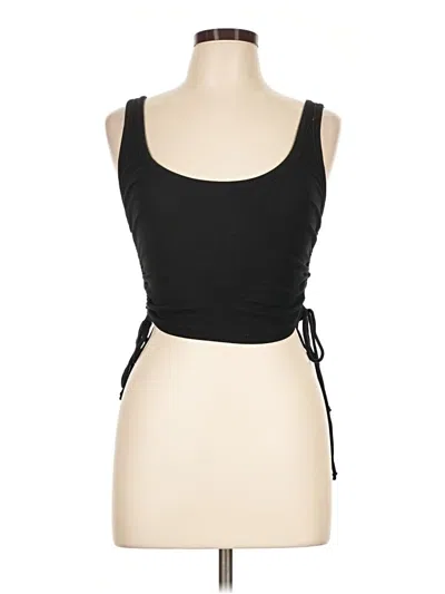 Pre-owned Zara Tank Top Black Strapless Neckline Tops